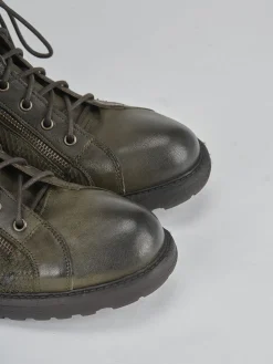 New Anfibio tacco 1 cm pelle Uomo Anfibi