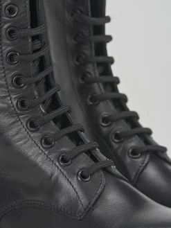 Hot Anfibio tacco 2cm pelle Donna Anfibi