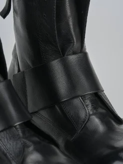 Online Anfibio tacco 2cm pelle Donna Anfibi