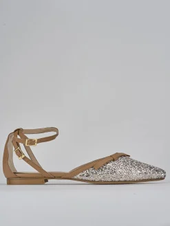 Clearance Ballerina bebe' tacco 1 cm pelle Donna Ballerine