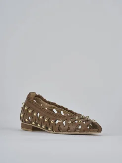 Outlet Ballerina tacco 2 cm pelle Donna Ballerine