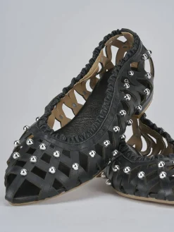 Ballerina tacco 2 cm pelle Donna Ballerine