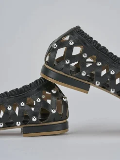 Ballerina tacco 2 cm pelle Donna Ballerine