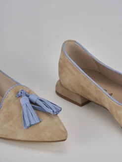 New Ballerine tacco 1cm camoscio Donna Ballerine