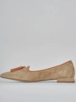 Clearance Ballerine tacco 1cm camoscio Donna Ballerine