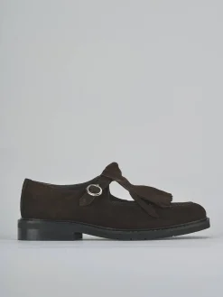 Discount Ballerine tacco 1cm camoscio testa Donna Ballerine