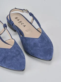 Clearance Ballerine tacco 1cm camoscio Donna Ballerine