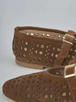 Online Ballerine tacco 1cm camoscio Donna Ballerine