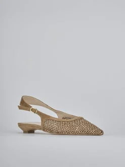 Discount Ballerine tacco 2cm camoscio Donna Ballerine