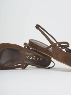 Ballerine tacco 1cm camoscio Donna Ballerine