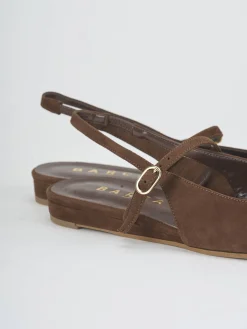 Ballerine tacco 1cm camoscio Donna Ballerine