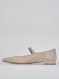 Clearance Ballerine tacco 1cm camoscio Donna Ballerine