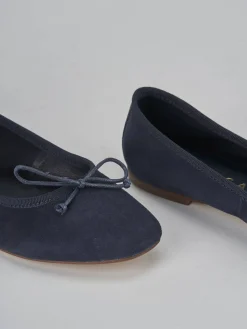 Outlet Ballerine tacco 1cm camoscio Donna Ballerine