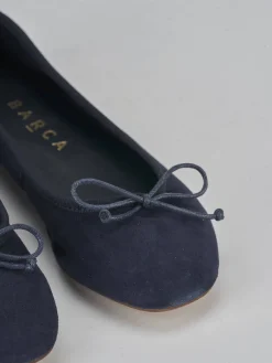 Outlet Ballerine tacco 1cm camoscio Donna Ballerine