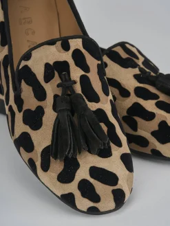 Clearance Ballerine tacco 1cm camoscio Donna Ballerine