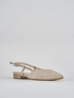 Online Ballerine tacco 1cm camoscio Donna Ballerine