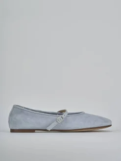 Clearance Ballerine tacco 1cm camoscio Donna Ballerine