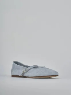 Clearance Ballerine tacco 1cm camoscio Donna Ballerine