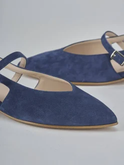 Ballerine tacco 1cm camoscio Donna Ballerine