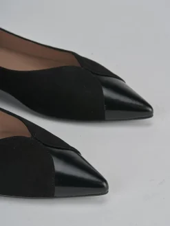 Clearance Ballerine tacco 1cm camoscio Donna Ballerine