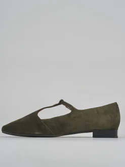 Outlet Ballerine tacco 1cm camoscio Donna Ballerine