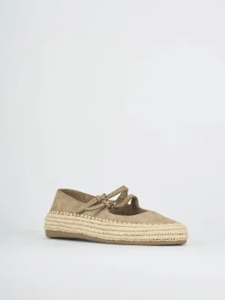 Outlet Ballerine tacco 1cm camoscio Donna Ballerine