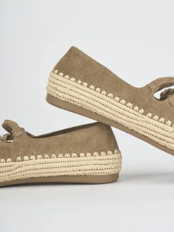 Outlet Ballerine tacco 1cm camoscio Donna Ballerine