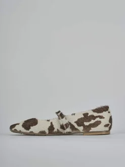 Clearance Ballerine tacco 1cm cavallino Donna Ballerine