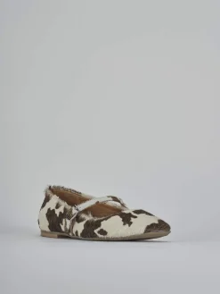 Clearance Ballerine tacco 1cm cavallino Donna Ballerine