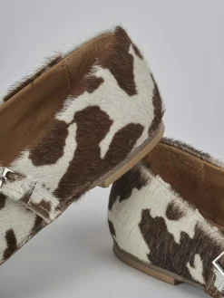 Clearance Ballerine tacco 1cm cavallino Donna Ballerine