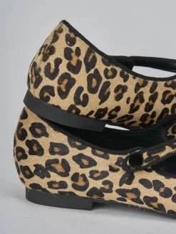 Clearance Ballerine tacco 1cm cavallino Donna Ballerine