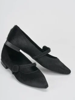 Clearance Ballerine tacco 1cm cavallino Donna Ballerine
