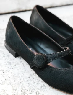 Clearance Ballerine tacco 1cm cavallino Donna Ballerine