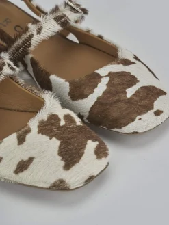 Clearance Ballerine tacco 1cm cavallino Donna Ballerine