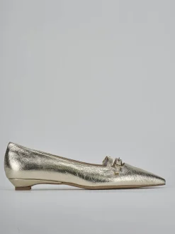 Outlet Ballerine tacco 2cm laminato Donna Ballerine