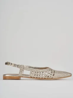 Ballerine tacco 1cm laminato Donna Ballerine