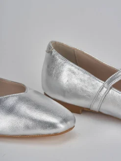 Clearance Ballerine tacco 1cm laminato Donna Ballerine