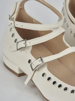 Discount Ballerine tacco 1cm pelle Donna Ballerine