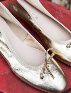 Ballerine tacco 1cm pelle Donna Ballerine