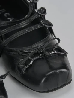 Clearance Ballerine tacco 1cm pelle Donna Ballerine