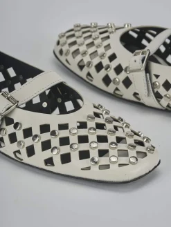 New Ballerine tacco 1cm pelle Donna Ballerine