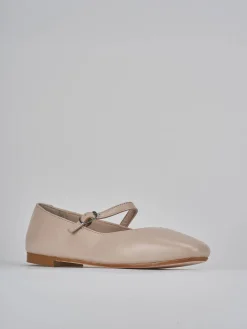 New Ballerine tacco 1cm pelle Donna Ballerine