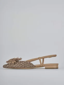 Clearance Ballerine tacco 1cm pelle Donna Ballerine