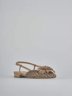 Clearance Ballerine tacco 1cm pelle Donna Ballerine