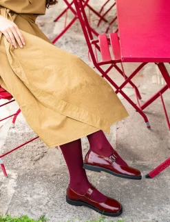 Clearance Ballerine tacco 3cm pelle bordo' Donna Ballerine