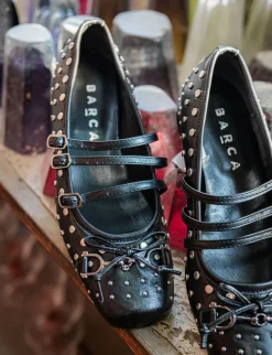 Ballerine tacco 1cm pelle Donna Ballerine