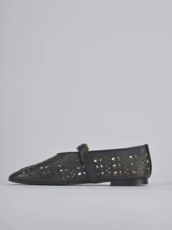 Clearance Ballerine tacco 1cm pelle Donna Ballerine