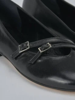 Outlet Ballerine tacco 1cm pelle Donna Ballerine