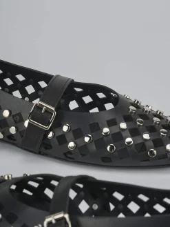 Clearance Ballerine tacco 1cm pelle Donna Ballerine