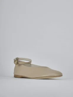 Discount Ballerine tacco 1cm pelle Donna Ballerine